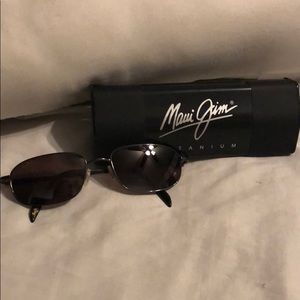 Polarized Maui Jim Titanium Sunglasses